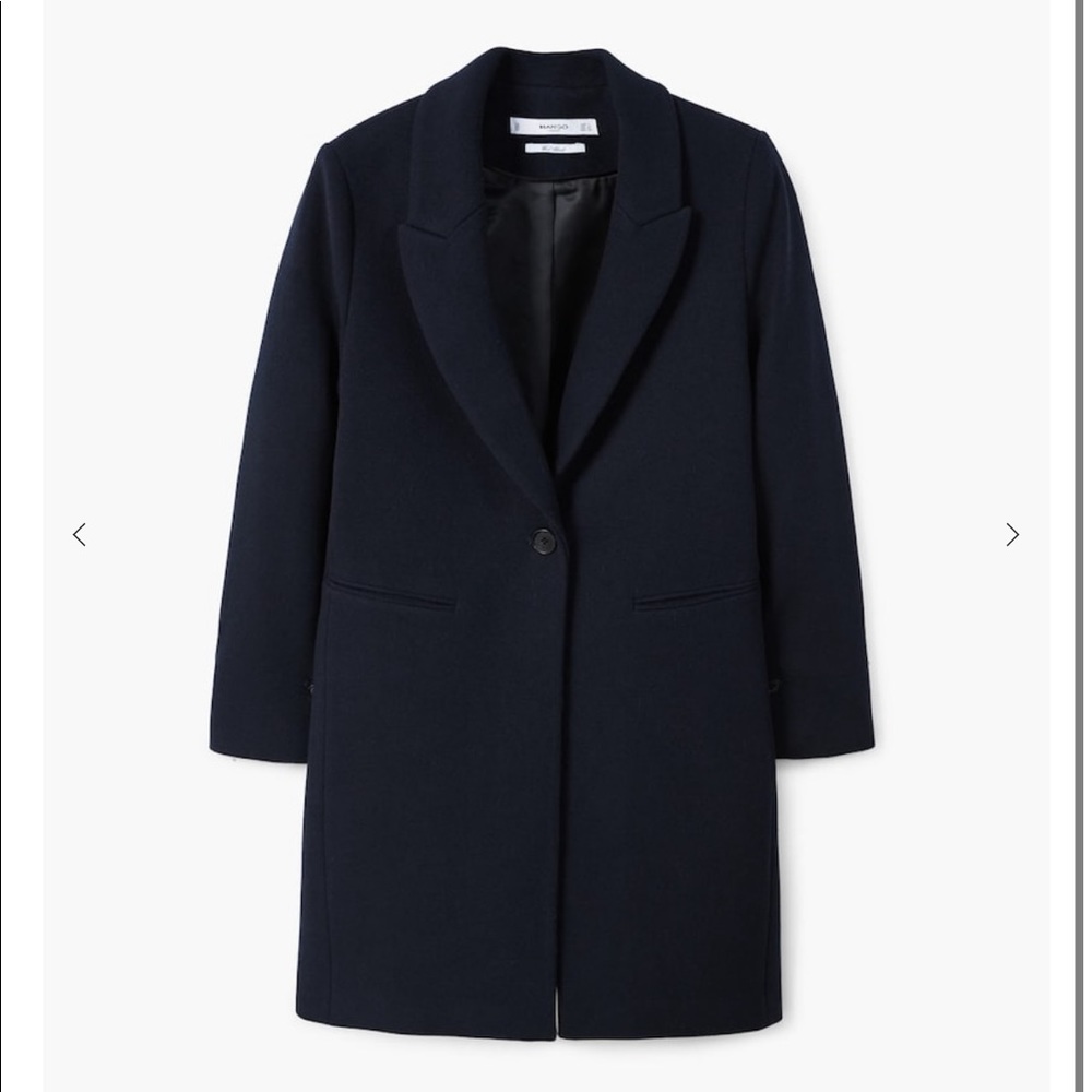 Mango Masculine Structured Coat
